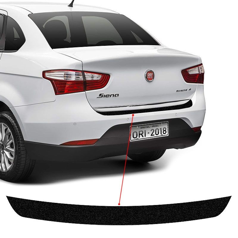 Soleira Porta-malas Grand Siena 17 Adesivo Protetor Traseiro em Oferta na Shopee