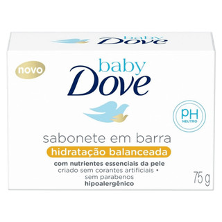 Sabonete em Barra Dove Baby Hidratação Balanceada 75g em Oferta na Shopee
