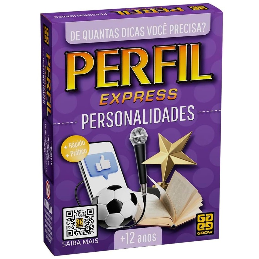 Jogo De Tabuleiro Perfil Express Personalidades - Grow em Oferta na Shopee