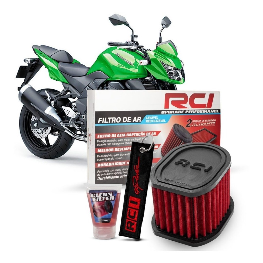 Filtro Ar Esportivo Lavavel Z750 Z800 Kawasaki Race