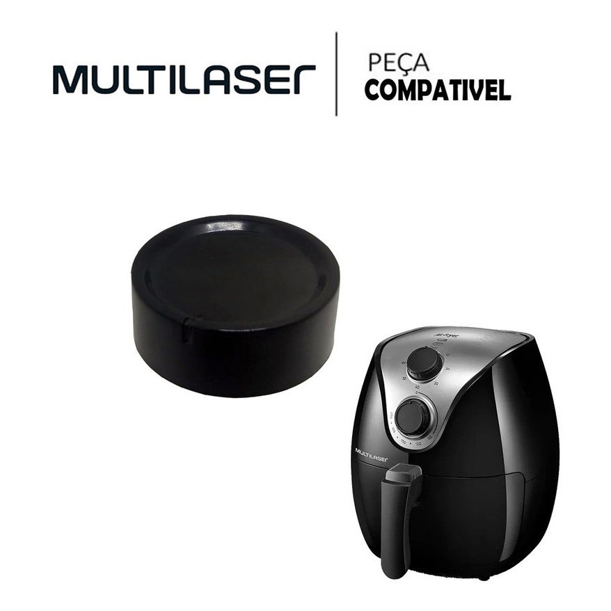 Botão Timer Substituto Airfry Fritadeira Multilaser Ce021