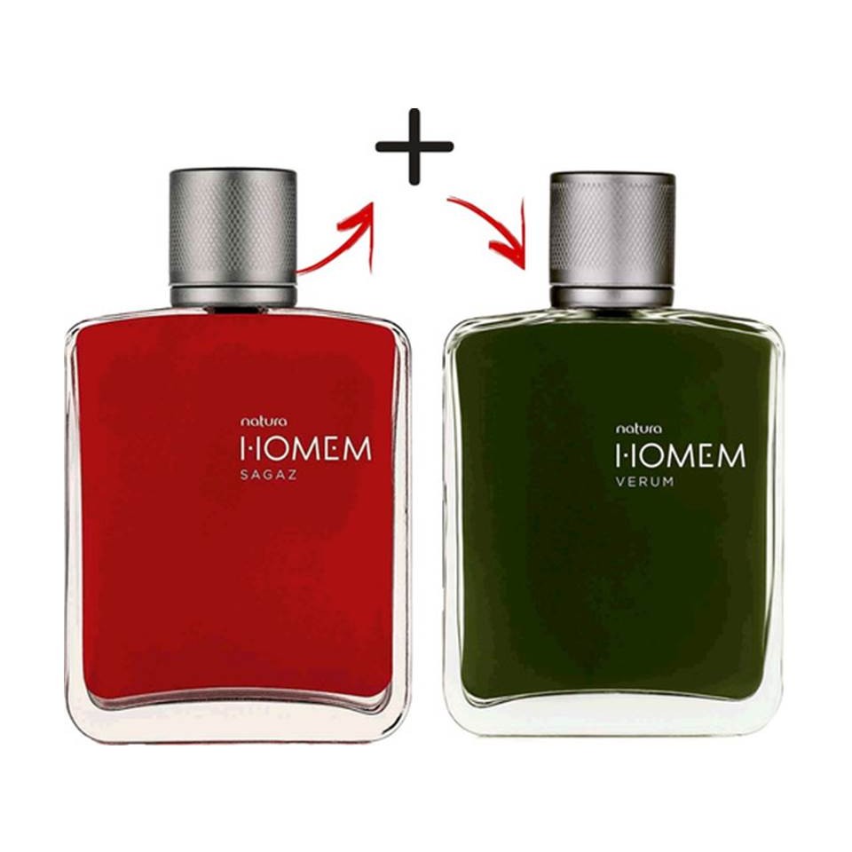 Natura Homem Sagaz + Homem Verum Masculino 100ml + 100ml