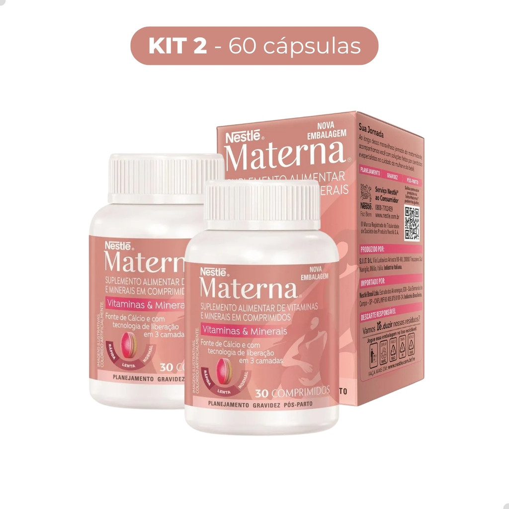 Kit Materna Nestlé 60 Comprimidos