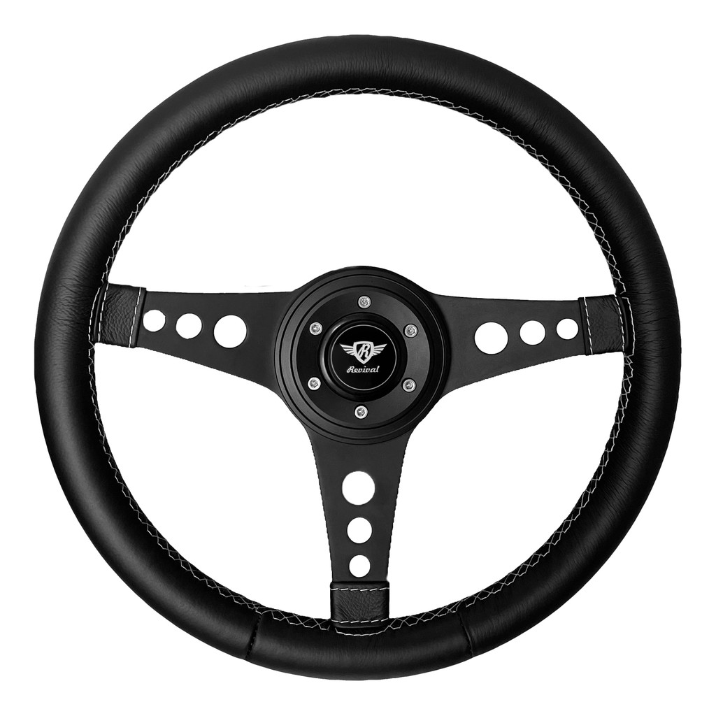 Volante Couro Revival Vw Buggy Jeep Fusca 1977 1978 1979
