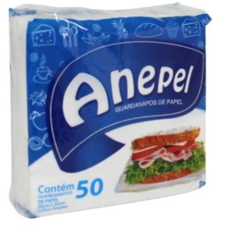 Kit 1500 30 Pct X 50 Unidades Guardanapos de Papel 100% Celulose 30X30 cm Anepel