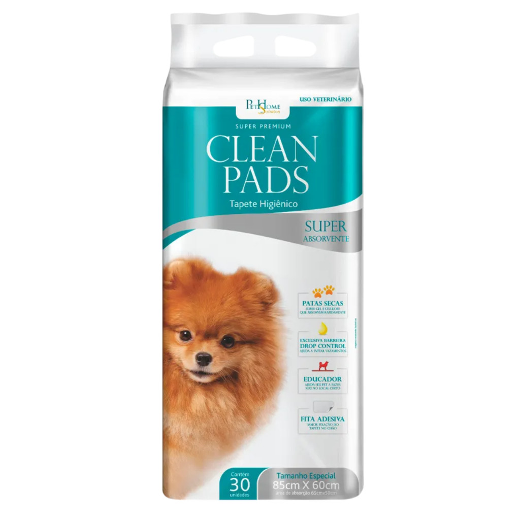 Tapete Higiênico Clean Pads para Cães 85cm x 60cm 30Un em Oferta na Shopee