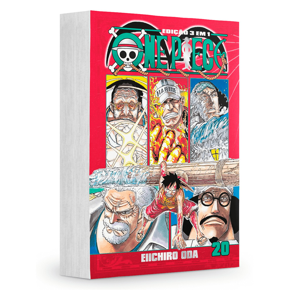 Livro - One Piece 3 Em 1 - 20 - Novo/Lacrado em Oferta na Shopee