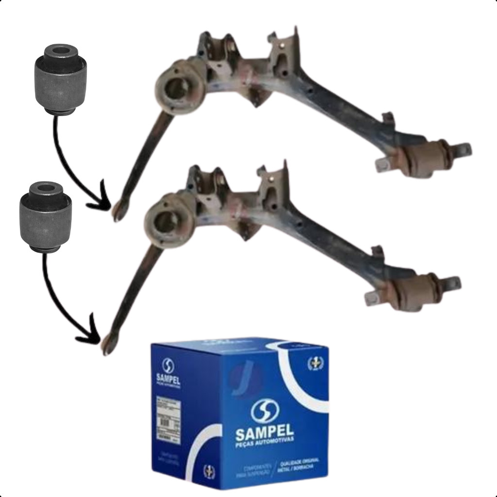 Par De Bucha Do Braço Oscilante New Civic G8 G9 2007 a 2016 em Oferta na Shopee