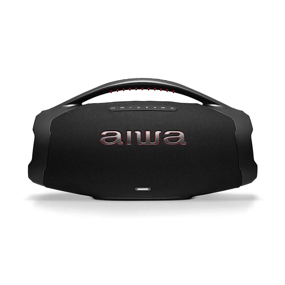 Caixa De Som Bluetooth Aiwa Boombox Plus Aws-Bbs-01-B, 200W Preto