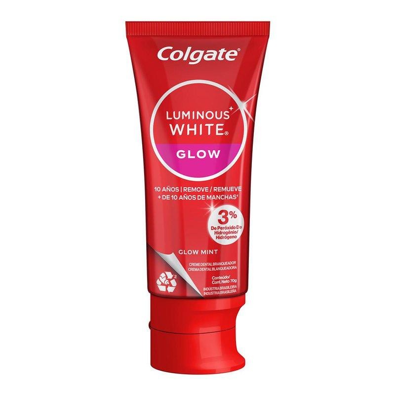 Creme Dental Clareador Colgate Luminous White Glow 70g em Oferta na Shopee