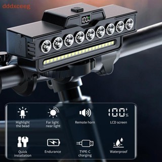 Faróis De Equipamento De Equitação Noturna Para Mountain Bike 9LED Com Buzina Luz Forte Modelo De Carregamento USB De Ti em Oferta na Shopee