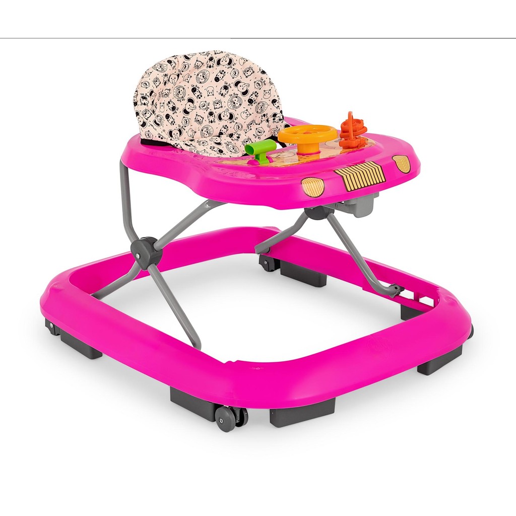 Andador e Centro Atividades Bebê Safari II Rosa Tutti Baby em Oferta na Shopee