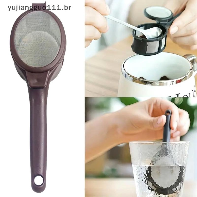 # Novo Colher De Filtro De Café Cápsula Reutilizável Infusor De Chá Saco Folhas Soltas Colheres Filtros De Cozinha De Ma em Oferta na Shopee