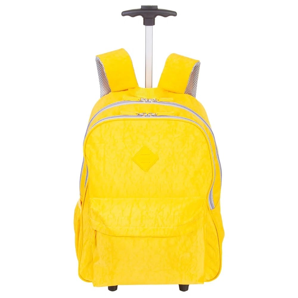 Mochila De Rodinhas Grande Externo Rolling Crinkle Sestini em Oferta na Shopee