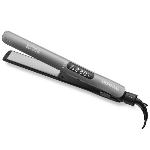 Prancha Alisadora P-25 Space Shine 50W Grafite Bivolt Mondial em Oferta na Shopee