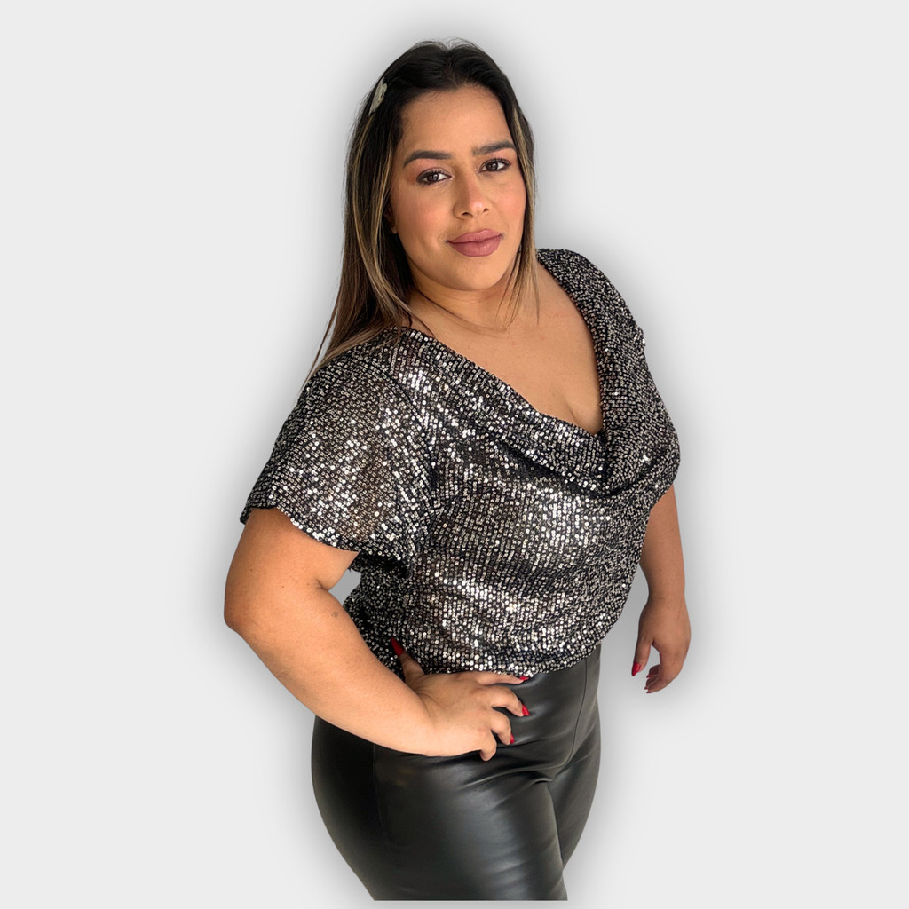 Blusa de Festa Plus Size em Oferta Shopee 2025