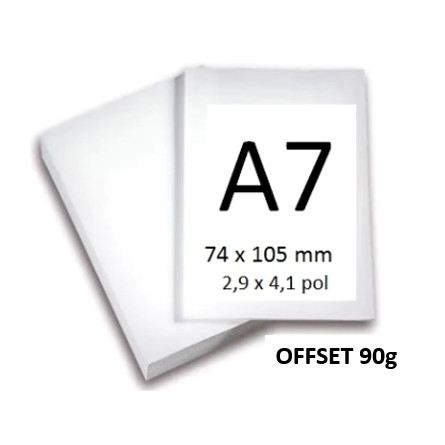 Papel Offset 90g A7