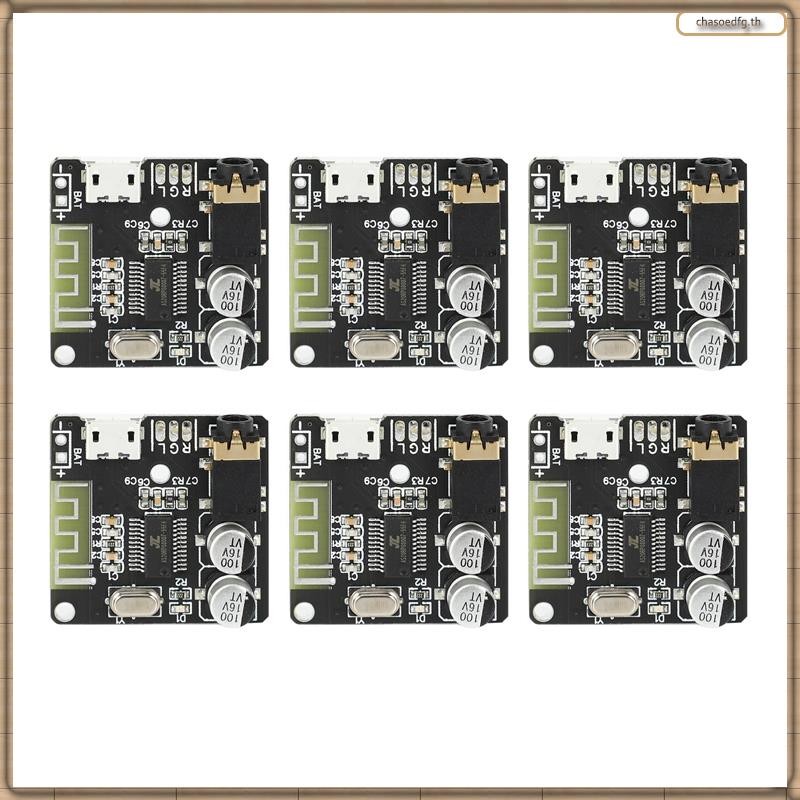 [Bymp] 6 Unidades VHM-314 V . 20 Placa Receptora De Áudio Bluetooth 5.0 Mp3 Decodificadora Sem Perdas Com Carregamento D