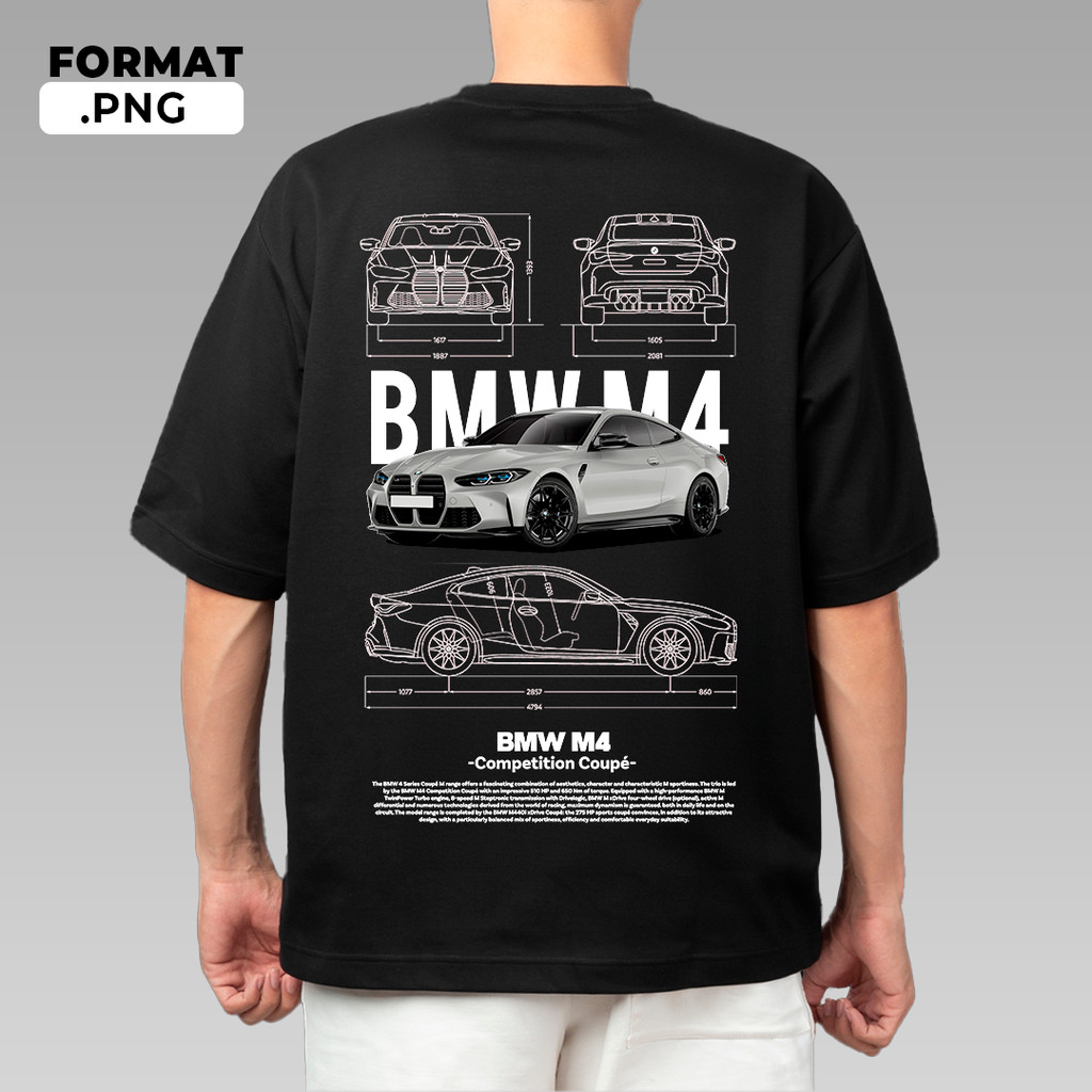 Camiseta Unissex Oversized Plus Size Feminina Masculina Plus Size   BMW M Power 100% Algodão  Estampada Moda Premium Est