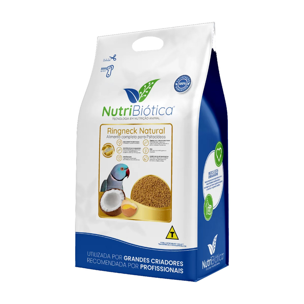 Ração Nutribiótica Ringneck Natural Super Premium 300g em Oferta na Shopee