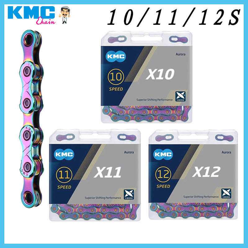 KMC Nova Corrente COBU Aurora X10 X11 X12 De Velocidade Mountain Bike 10v 11v 12v Bicicleta De Estrada Para shimano/SRAM