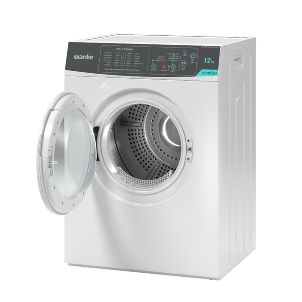 Secadora de Roupas Wanke 12kg Abertura Fronal SWSA120P em Oferta na Shopee