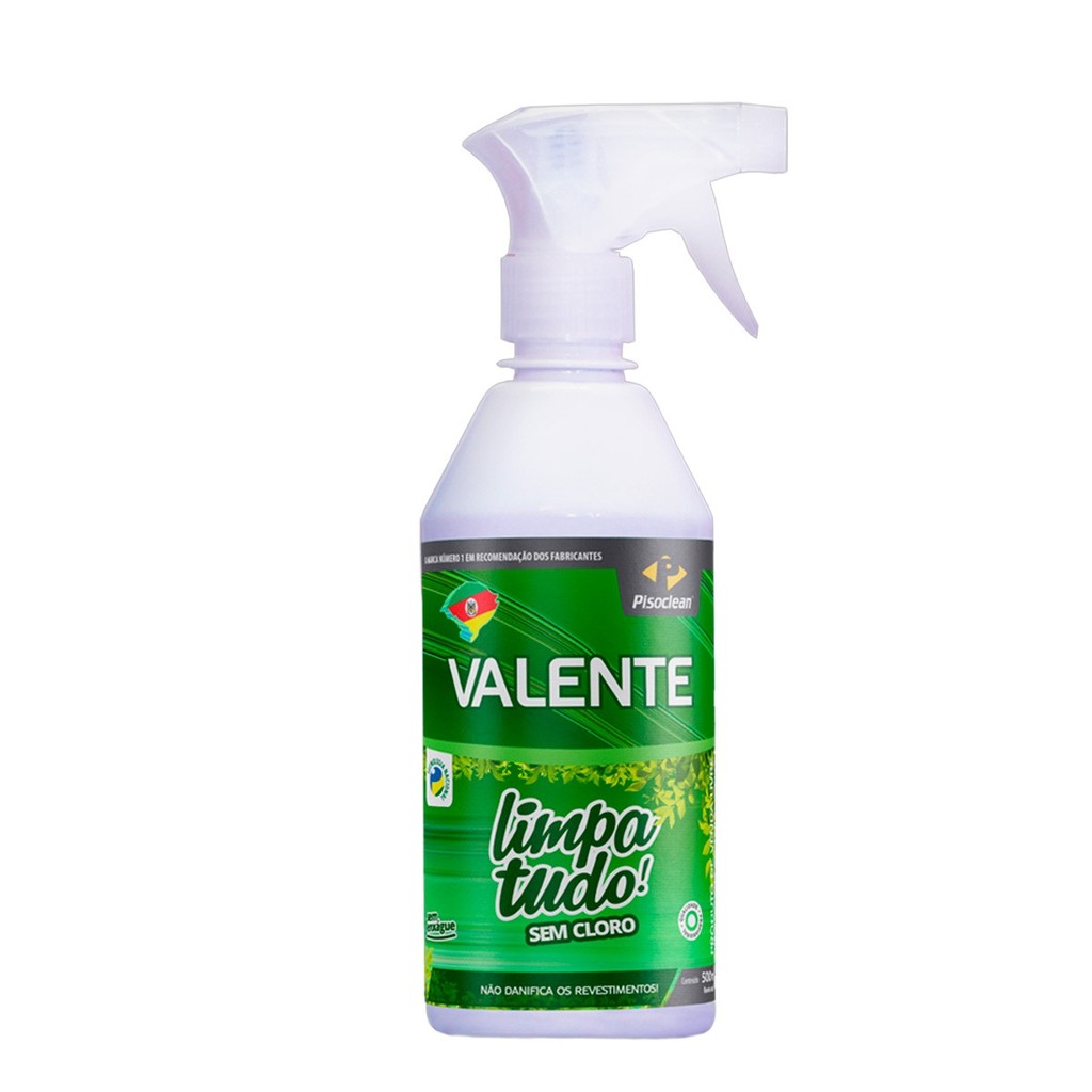 Limpador Multiuso Biodegradável Valente Limpa Tudo Sem C'loro | Piso Clean