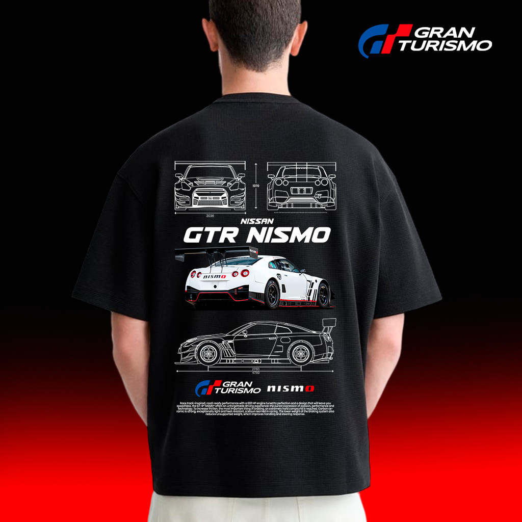 Camiseta streetwear Nissan GTR, design exclusivo, moda oversize, algodão puro