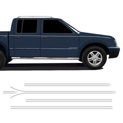 Kit Faixa Lateral S10 Executive 2007/2008 Cabine Dupla