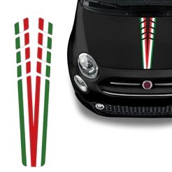 Adesivo Do Capo Fiat 500 Italia Personalizado Decorativo