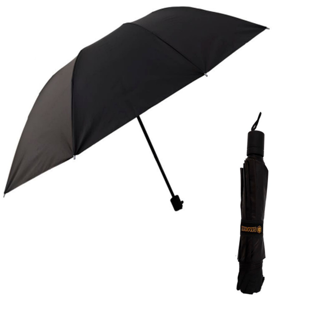 Guarda Chuva Sombrinha Com punhal 10 Varetas Grande Contra Chuva Liso Preto HG-381