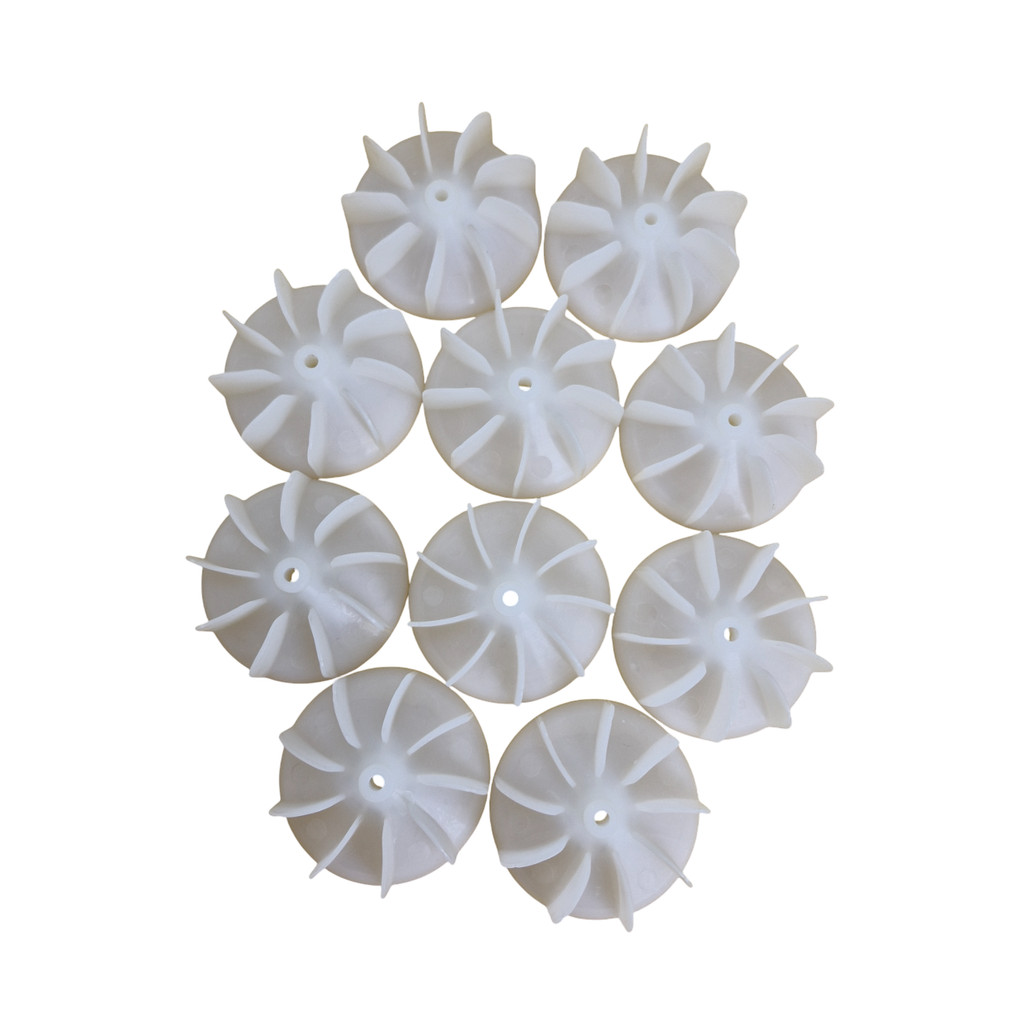 Hélice Ventoinha Para motor de Secador 4,5 mm 10 uni