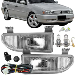 Kit Farol de Milha Gol G2 bolinha Parati Saveiro Special 99