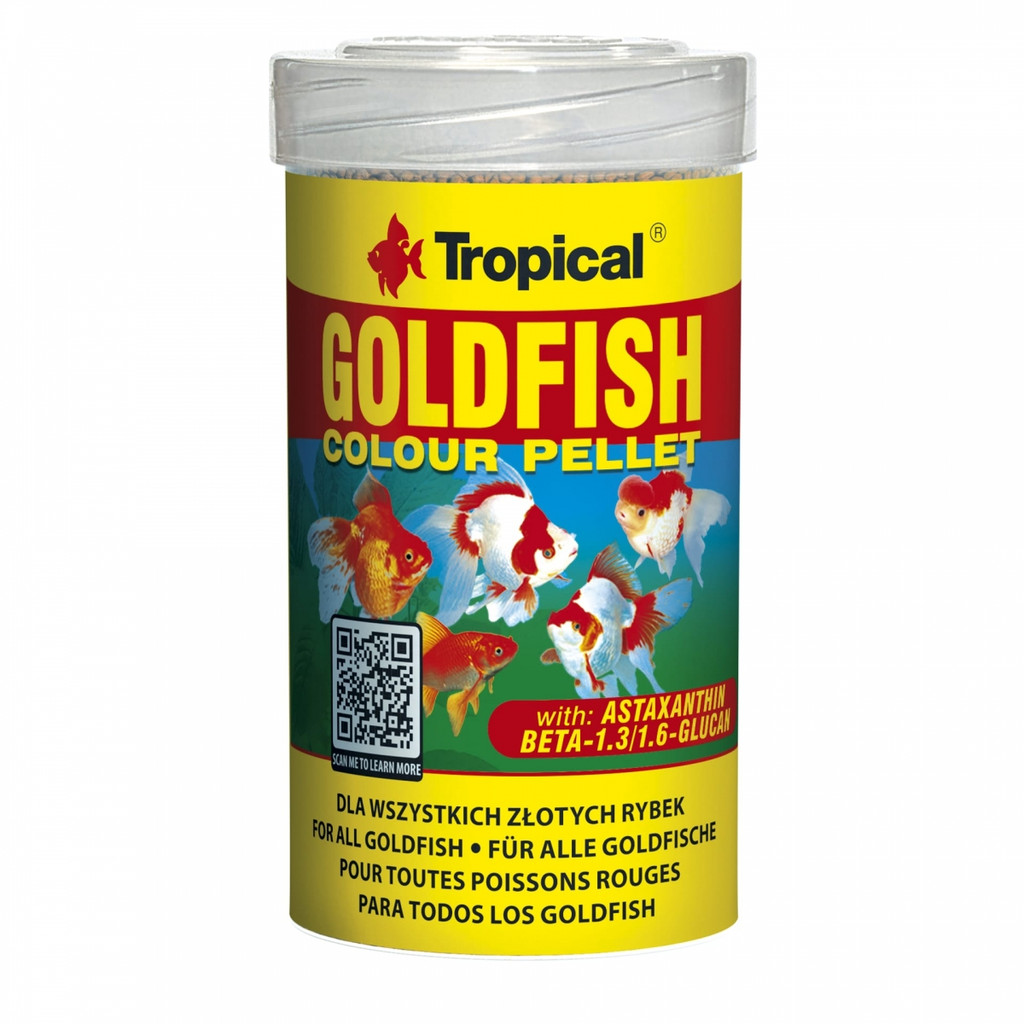 RAÇÃO GOLDFISH COLOUR PELLET 45G  -  TROPICAL