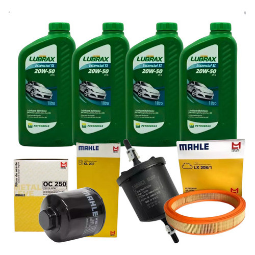 Kit Troca De Óleo 20w50 Para Volkswagen Gol G2 1.0 8v At em Oferta na Shopee