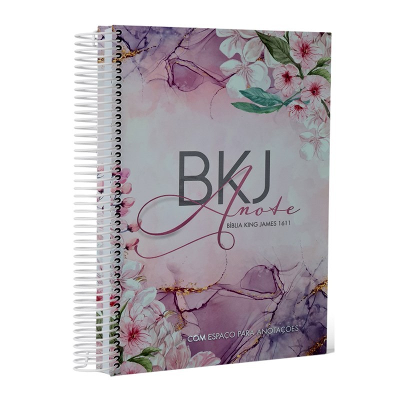 Bíblia King James 1611 Anote - Purple Flower em Oferta na Shopee