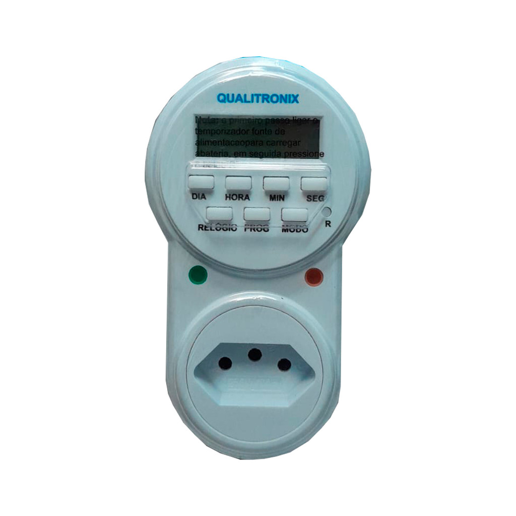 TIMER TOMADA  DIGITAL  BIVOLT 10A QUALITRONIX