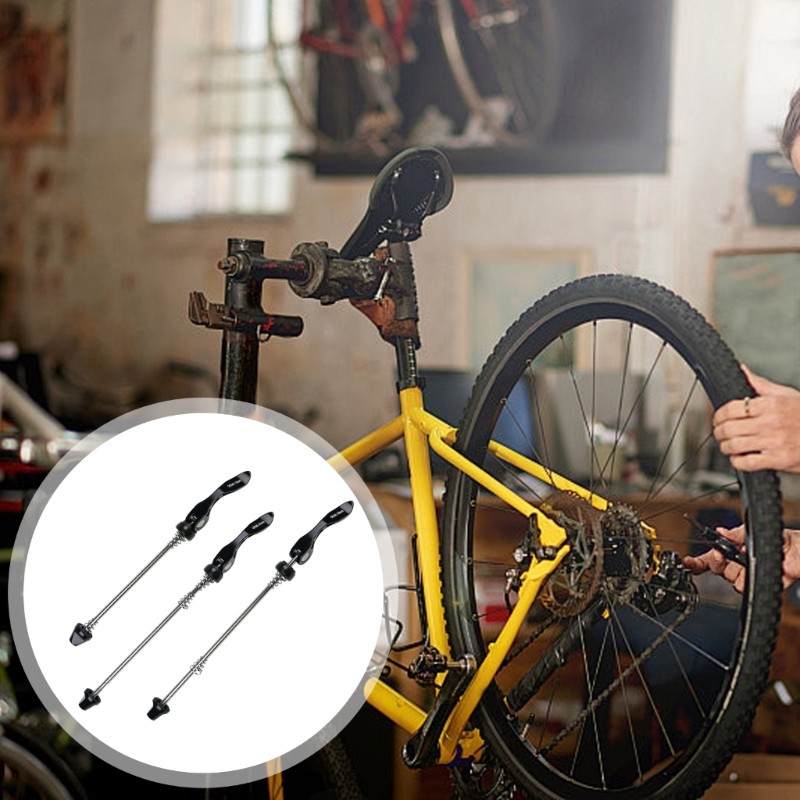 Li * Bicicletas Liberação Rápida Hub Espetos Alavancas Tubo Eixos Para Fácil Instalação