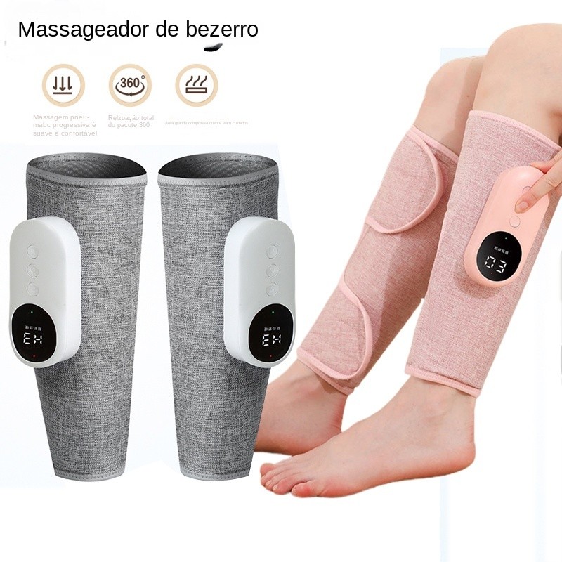 Massageador Elétrico De Perna De Pés Cuidados Com A Saúde Músculo Profundo Relaxamento Da Pressão De Ar Draga Massageado