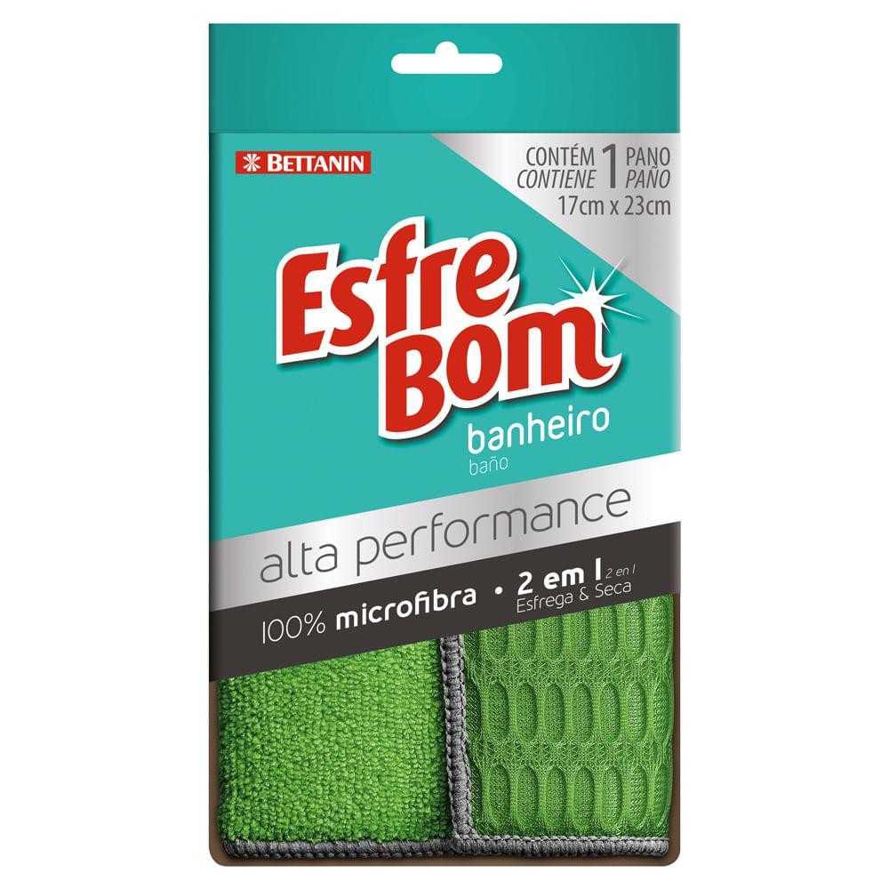 Pano para Banheiro Microfibra Alta Performance EsfreBom Bettanin - Home & Living