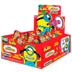 Chiclete Buzzy Minions Tutti Frutti c/90 - Riclan