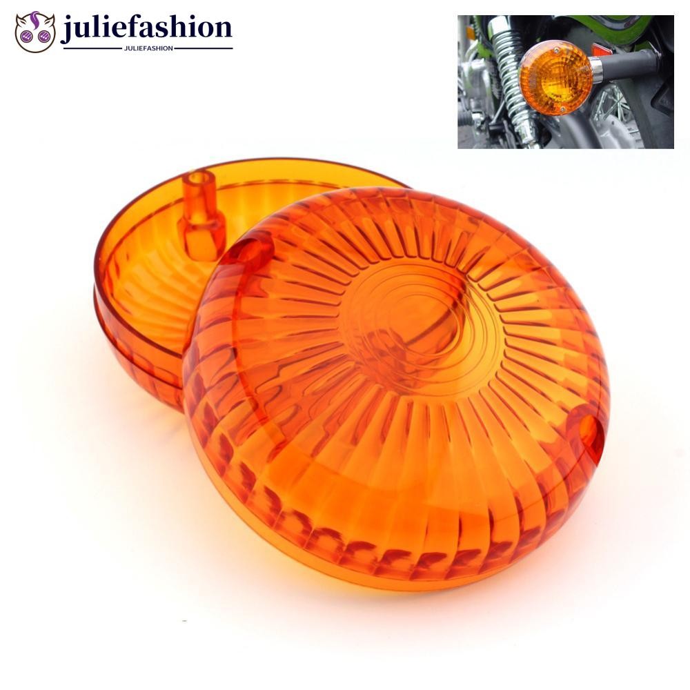 JULIEFASHION 1 Par De Tampa De Lente Indicadora De Luz De Seta Transparente Para Motocicleta Yamaha V-Star 1100 650 Roya
