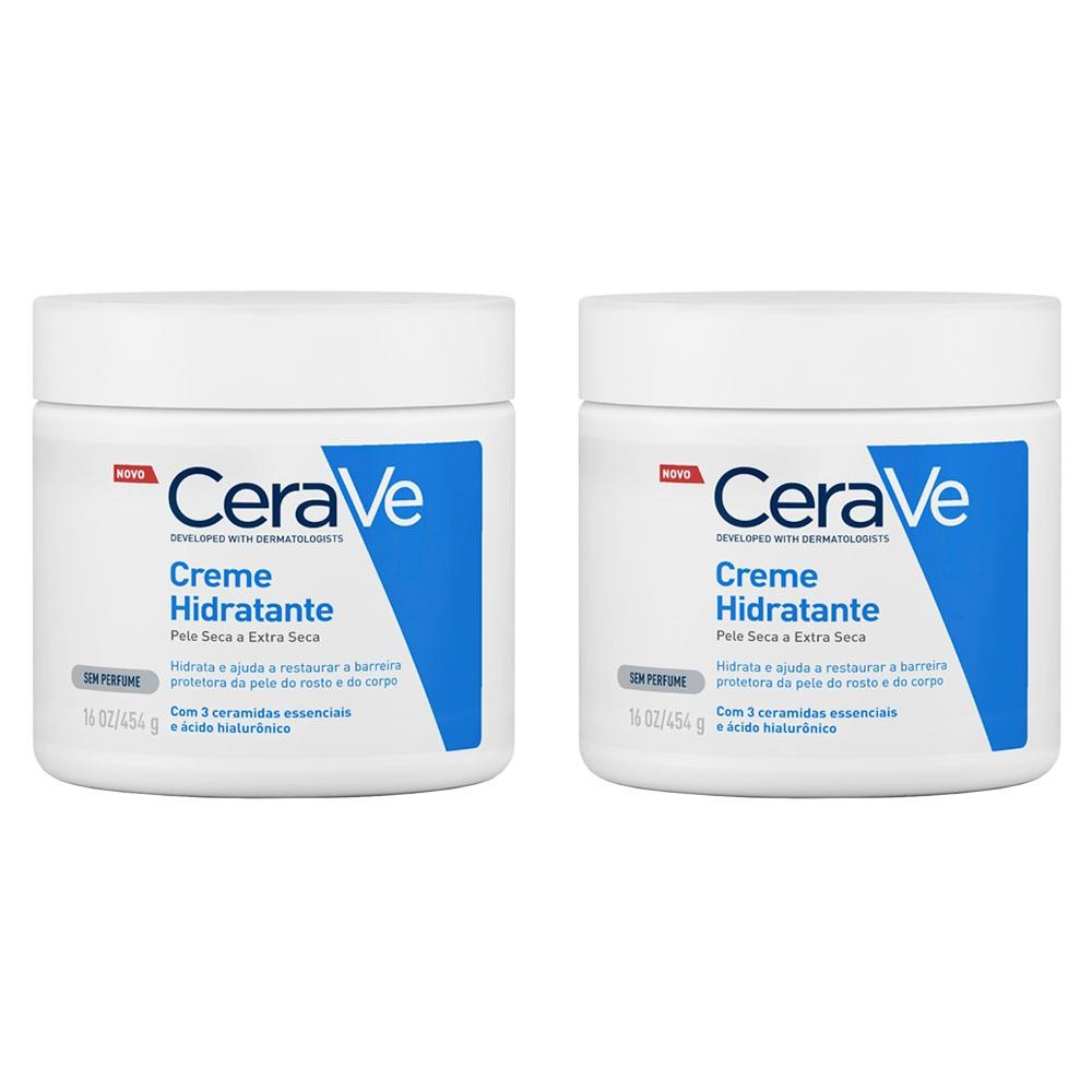 Kit Cerave - Creme Corporal Hidratação  454g - Beauty