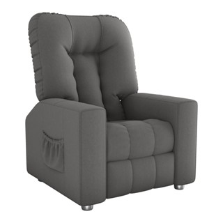 Poltrona Retrátil e Reclinável 82cm com Tecido Suede Multimóveis CR45261 em Oferta na Shopee