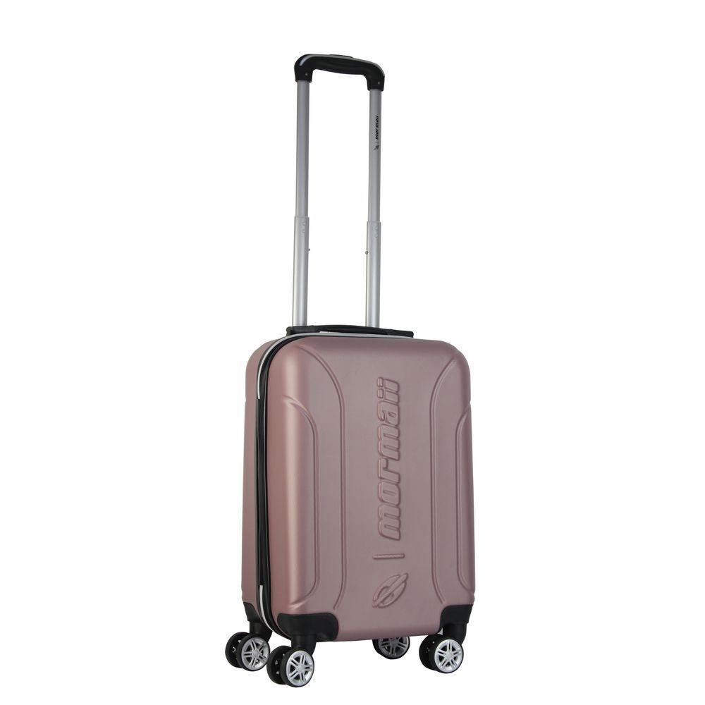 Mala De Bordo Abs Mormaii Mor-1900 Cadeado Integrado Rodas Duplas Giro 360 Rosê P - Travel & Luggage