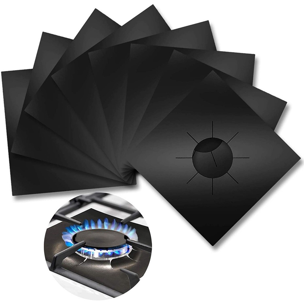 Kit 4 Protetores Proteção Forra Fogão Anti Aderente Reutilizável-Bazar connect