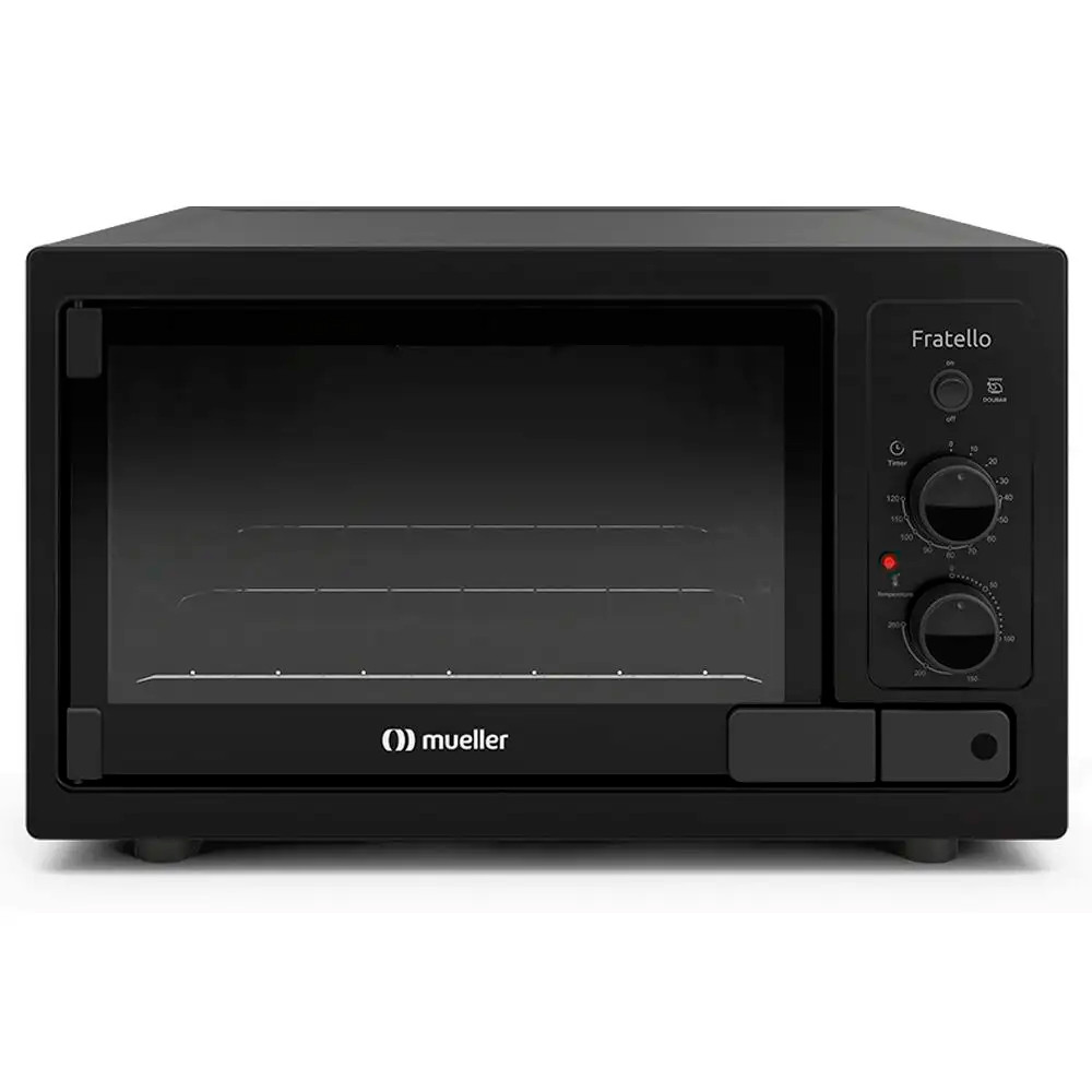Forno Elétrico De Bancada Mueller Fratello Preto Fosco 44 Litros 220V
