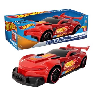 Brinquedo Infantil Hot Wheels Carros Track Ripper Vermelho c/ Luz e Som Multikids - BR2263 em Oferta na Shopee