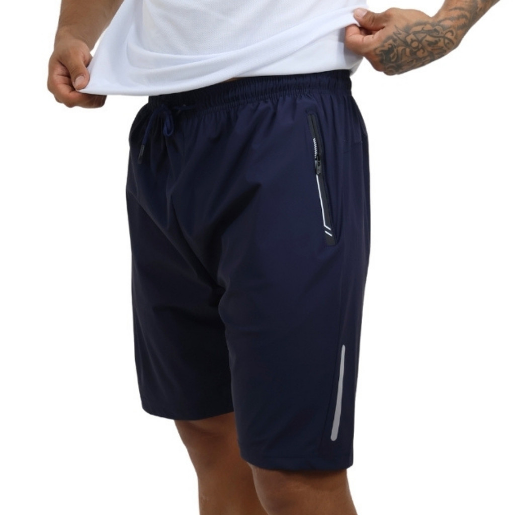 Bermuda Shorts Masculina Importada Com Elastano e Detalhe Refletivo  Academia Sport