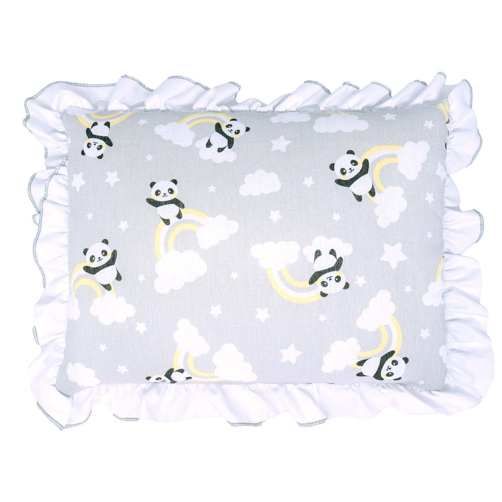Travesseiro Estampado com Babado Bublim